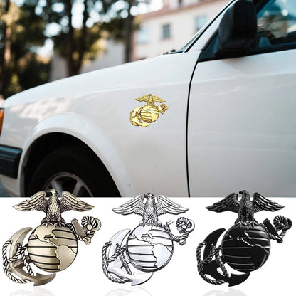 3D Eagle Globe Anchor Car Emblem for U.S. Marine Corps