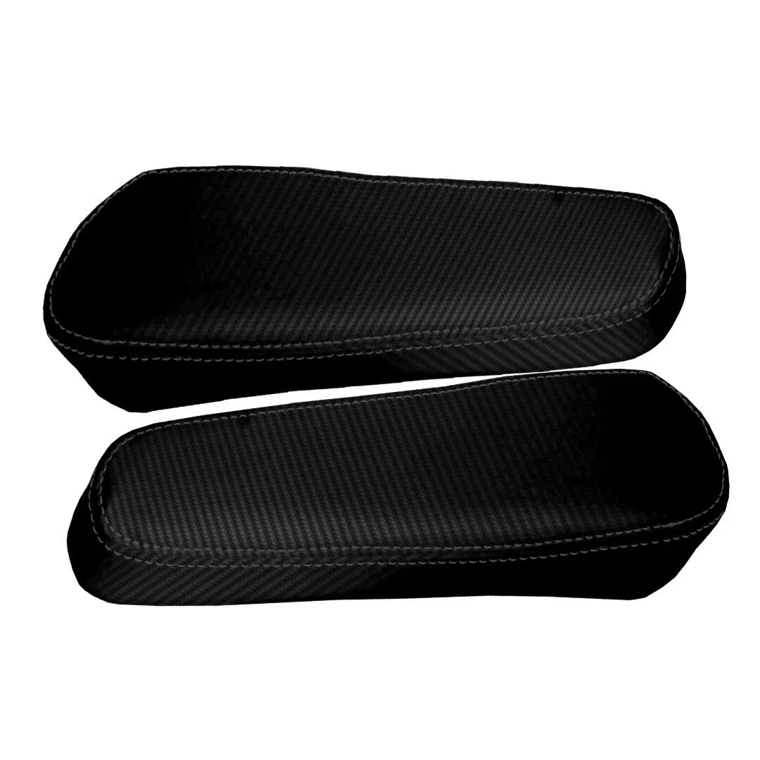 Seat Armrest Cover for Honda CR-V (2010–2014) PVC Carbon Black