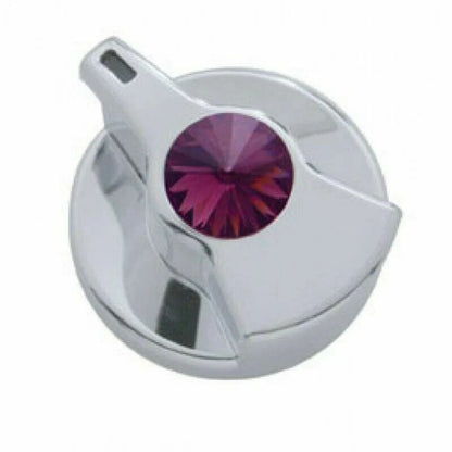 Engine Shutdown Timer Knob for Peterbilt (Purple Jewel Chrome) #41261