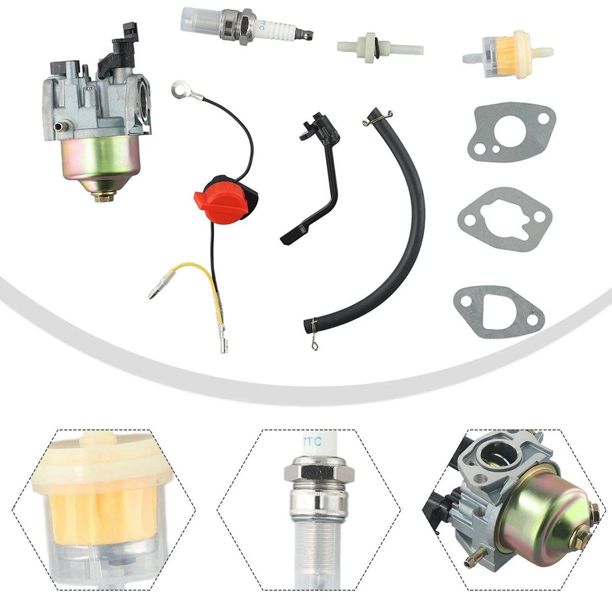 Carburetor for Engine Generator, High Pressure Washer, Tiller