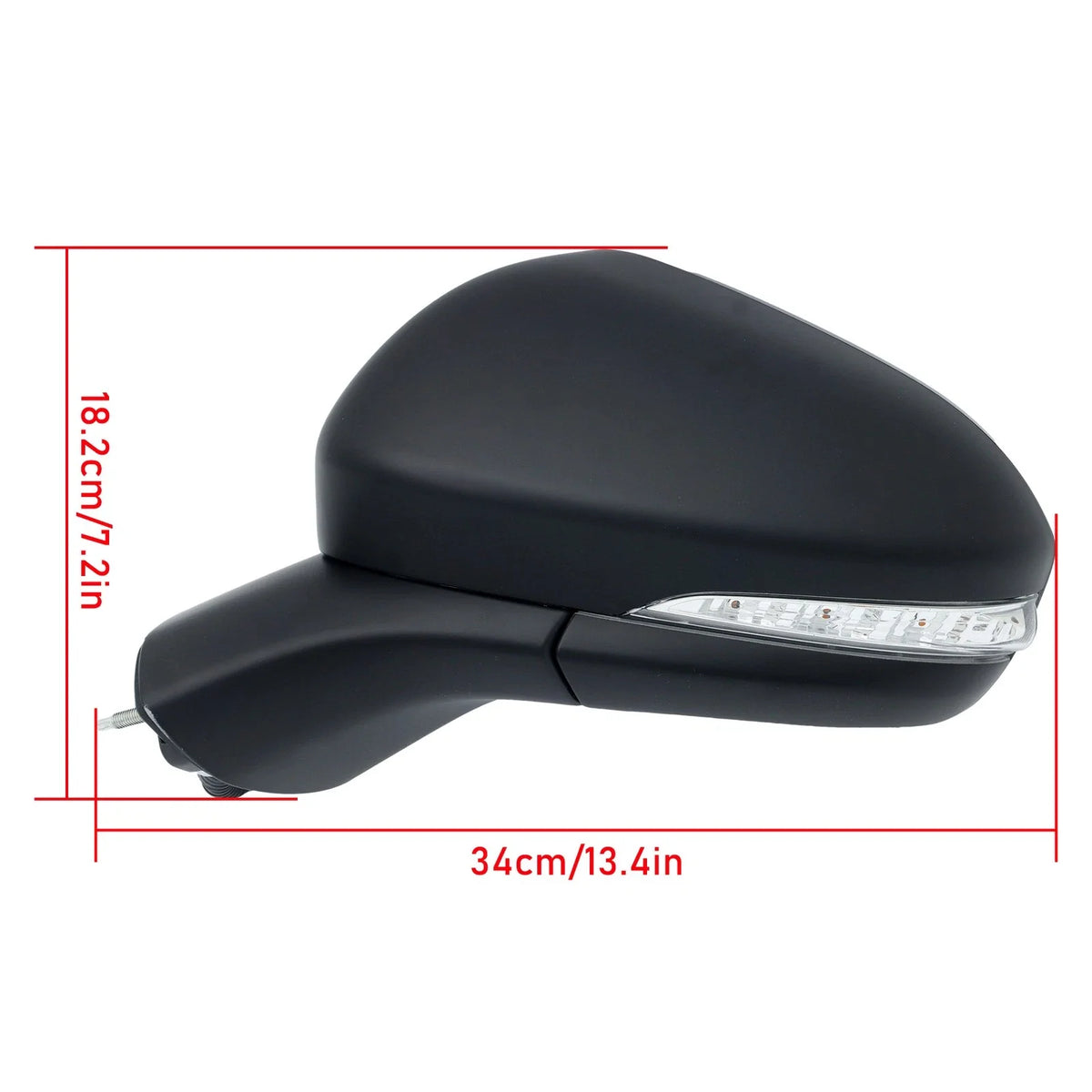 Driver Side Mirror for Ford Fusion (2015–2017) Memory 14 Pin