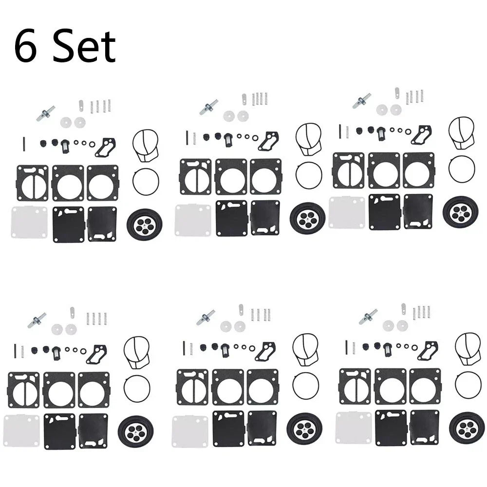 Set of 6 Carburetor Gasket Repair Kit for SeaDoo 650 717 787 800 (1996–2003)