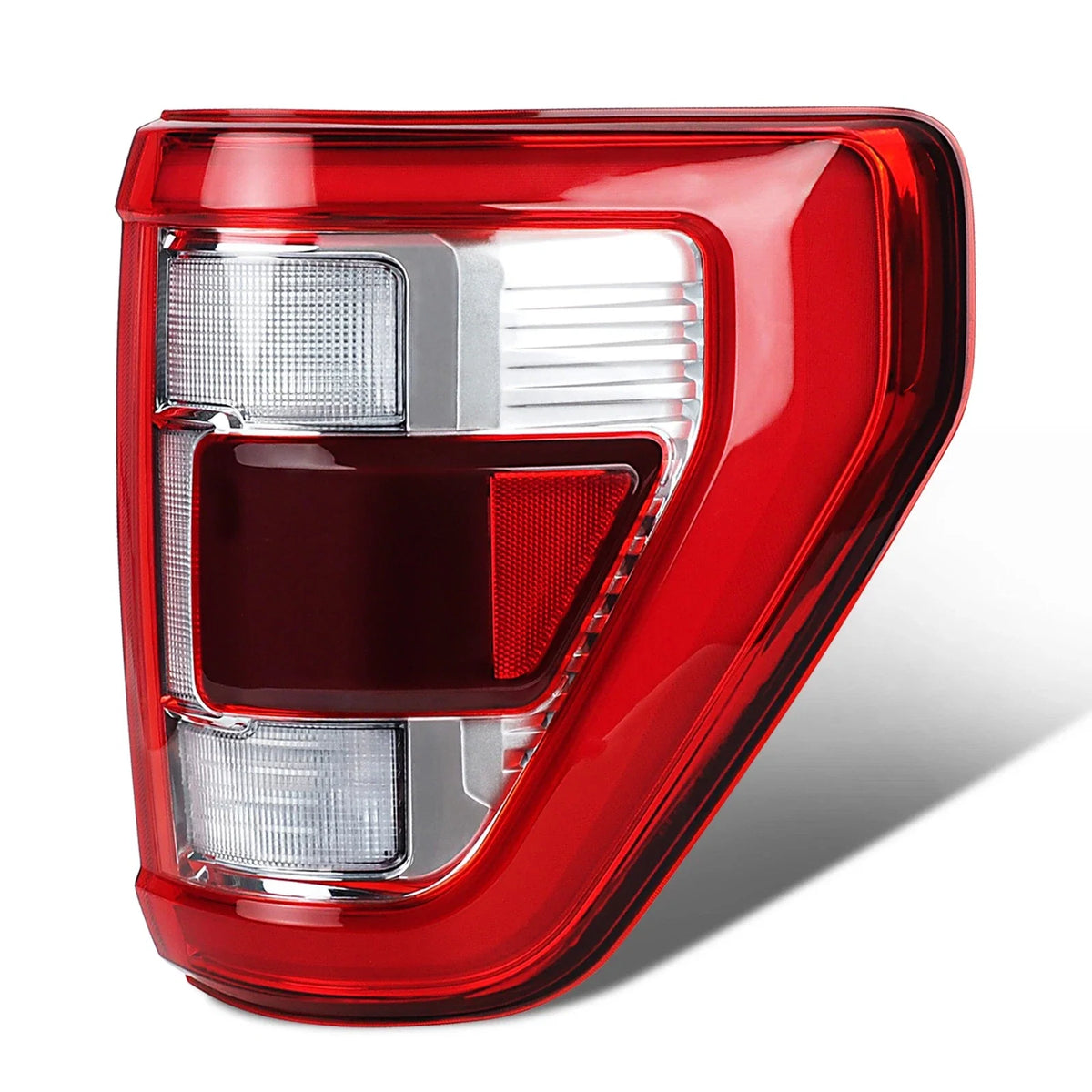 Full LED Tail Light for Ford F150 (2021–2023) Chrome w/Blind Spot RH