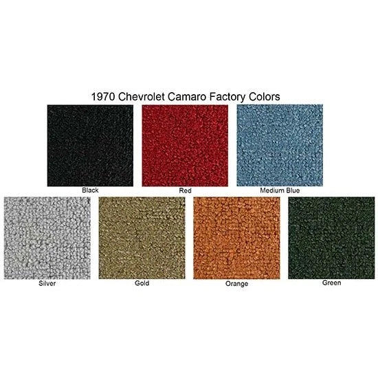 Tail Loop Carpet for Chevy Camaro (1970–1973) 15130-70-34, Orange