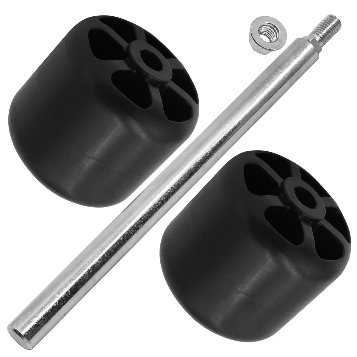 Deck Wheel & Pin for John Deere 1504 1505 1570 1575 1580 1585 (M115245, M124203, MW150, PI307)