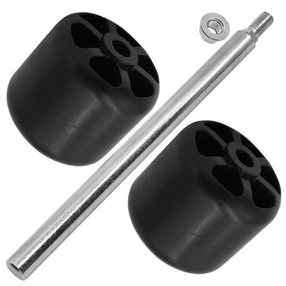 Deck Wheel & Pin for John Deere 1504 1505 1570 1575 1580 1585 (M115245, M124203, MW150, PI307)