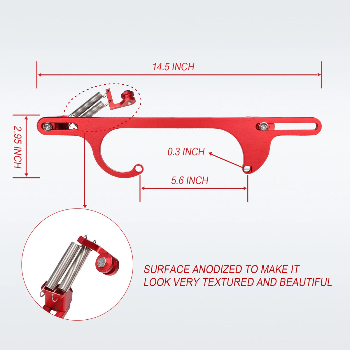 Throttle Cable Carb Bracket for SBC 307 350 (4150 4160)