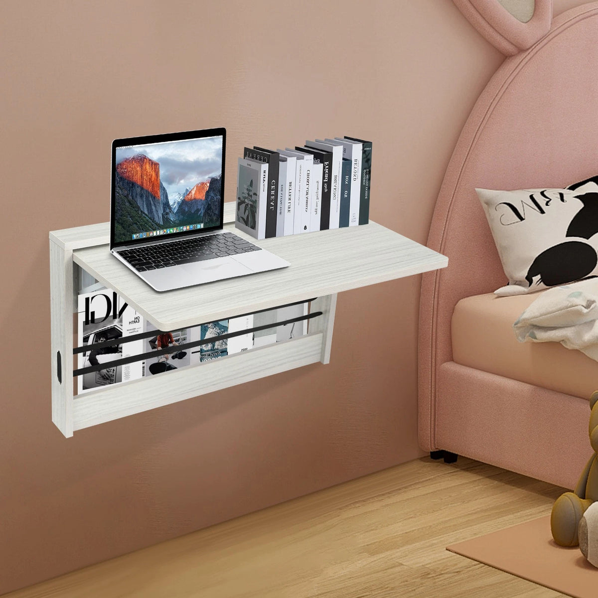 Fold Down Wall Mounted Folding Table for Study or Work