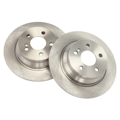 2X Brake Disc and Pad Kits Rear for MB E Class Sedan (2006–2016) - 18099242, D986