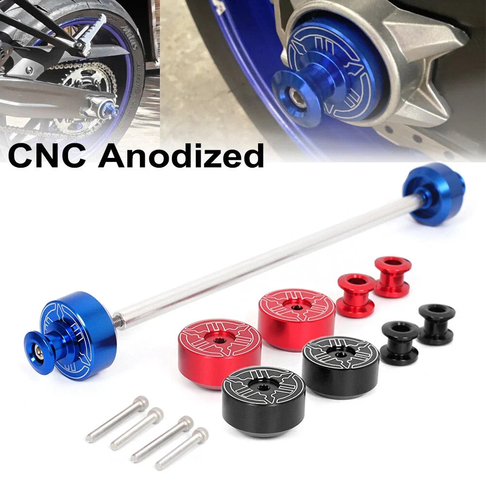 Rear Wheel Axle Fork Slider Protector for Yamaha MT-07, YZF-R7, XSR (2014–2023)