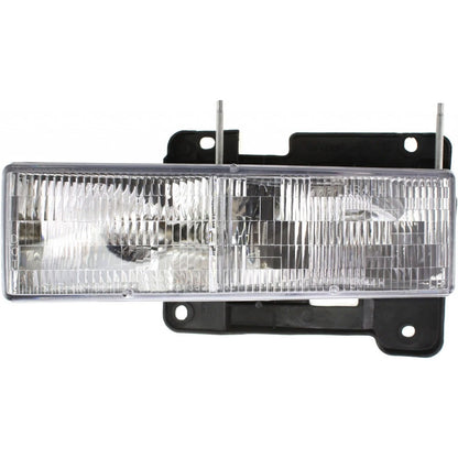 Headlight Assembly for Chevy C3500HD (1991–2002) GM2502101, LLX-GM2502101C-CL360A78