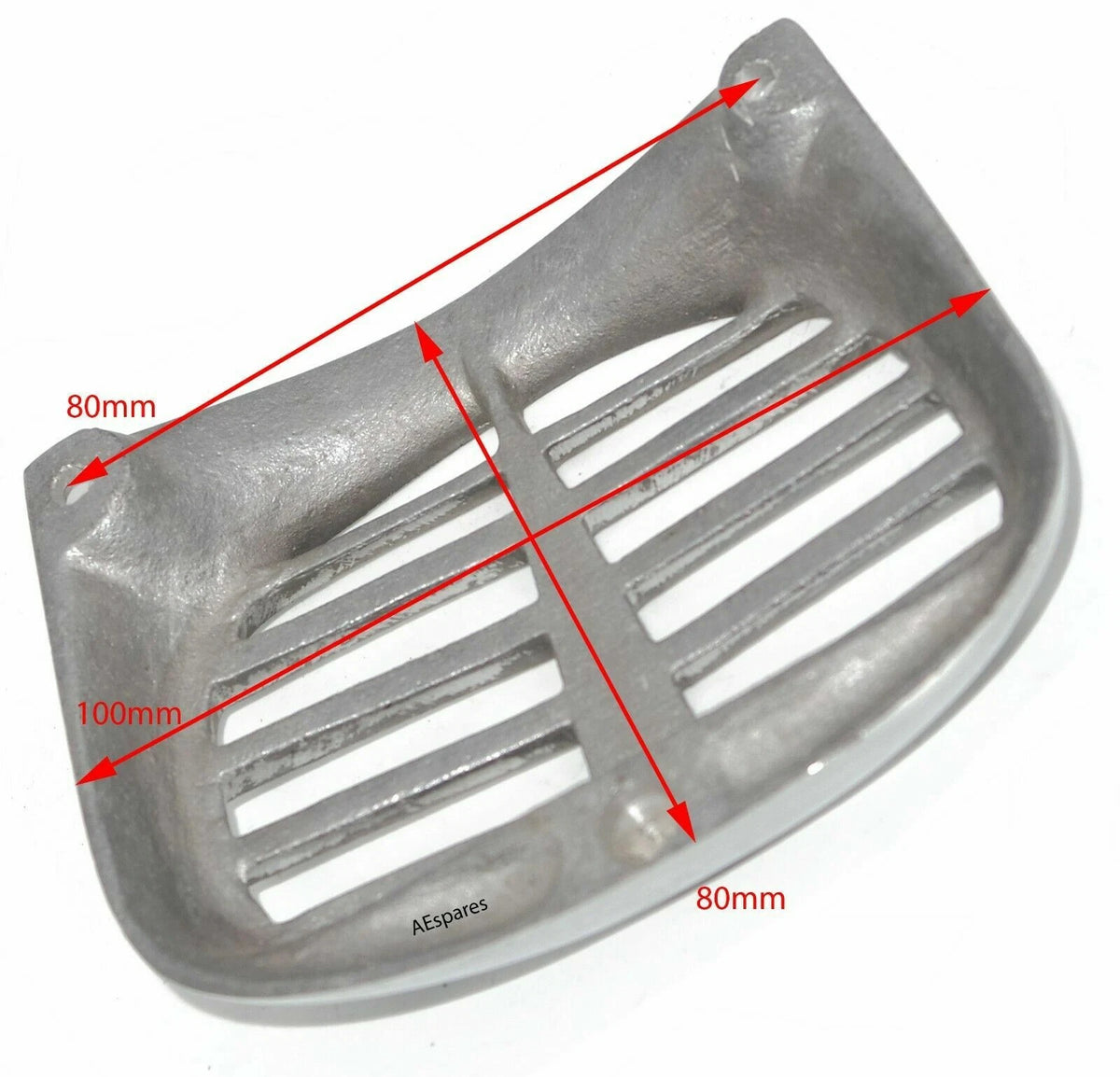 Horn Cast Grill Alloy Polished for Lambretta LI Series 3 (1960–1970)