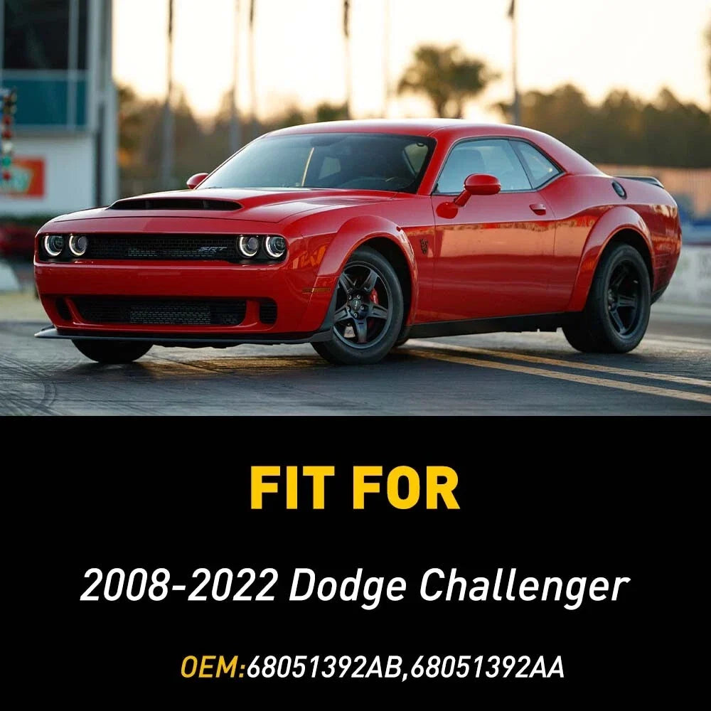 Front Fascia Bumper Hood Weatherstrip Seal w/ Rivet for Dodge Challenger (2008–2021)