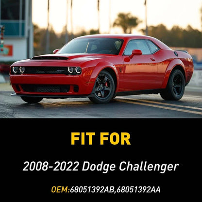 Front Fascia Bumper Hood Weatherstrip Seal w/ Rivet for Dodge Challenger (2008–2021)