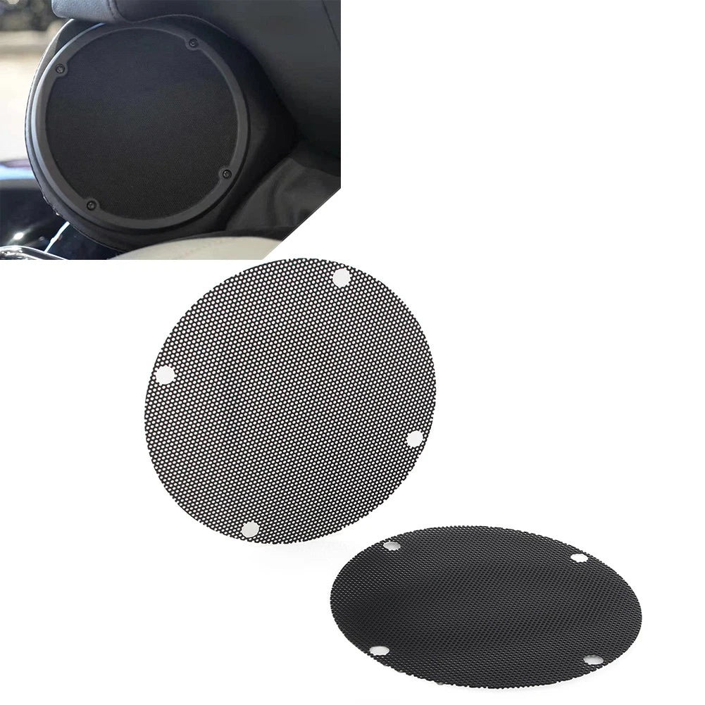 Mesh Rear Speaker Grill Covers for Harley Touring Electra Glide (1996–2013)