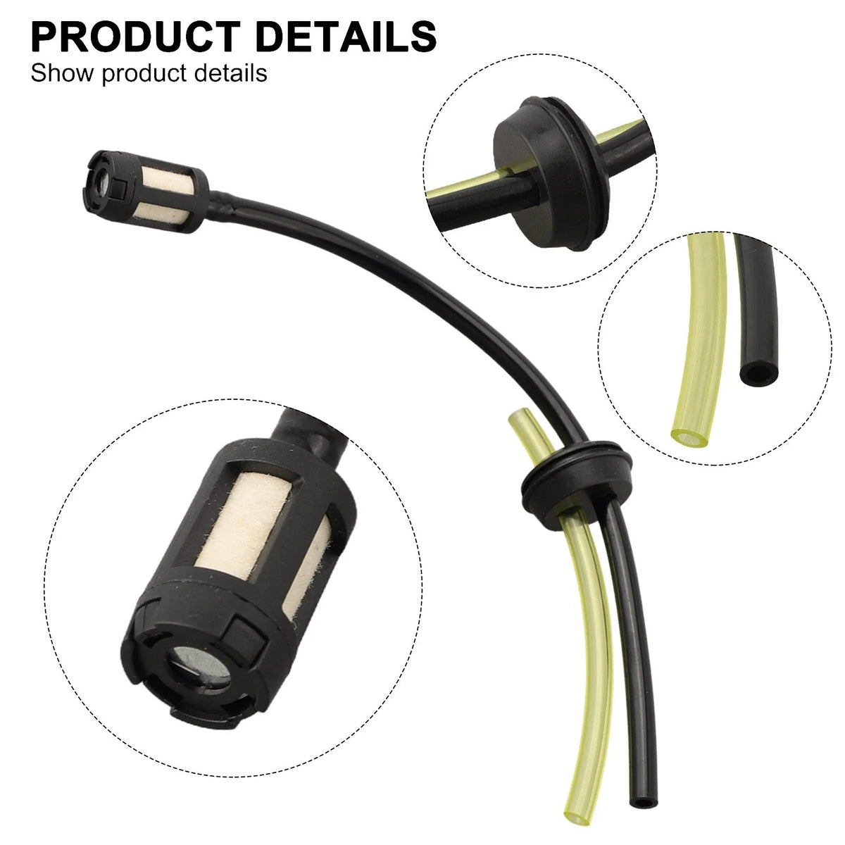 Complete Fuel Line Solution Hose Pipe Tank Filter Grommet for