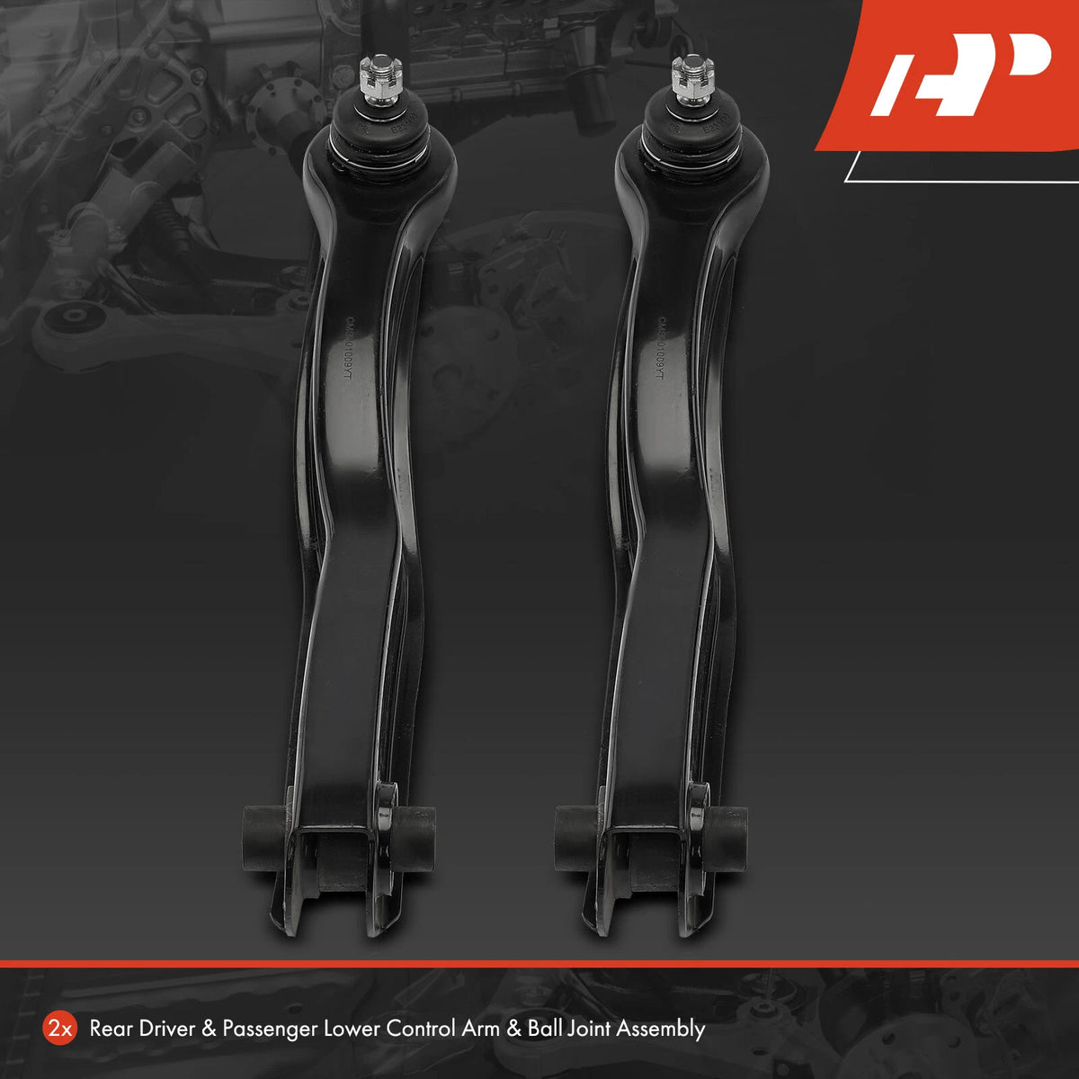 2X Rear Lower Control Arm w/Ball Joint Assy for Mitsubishi Diamante (1992–2004) - MS801008, RK620827, 521-151