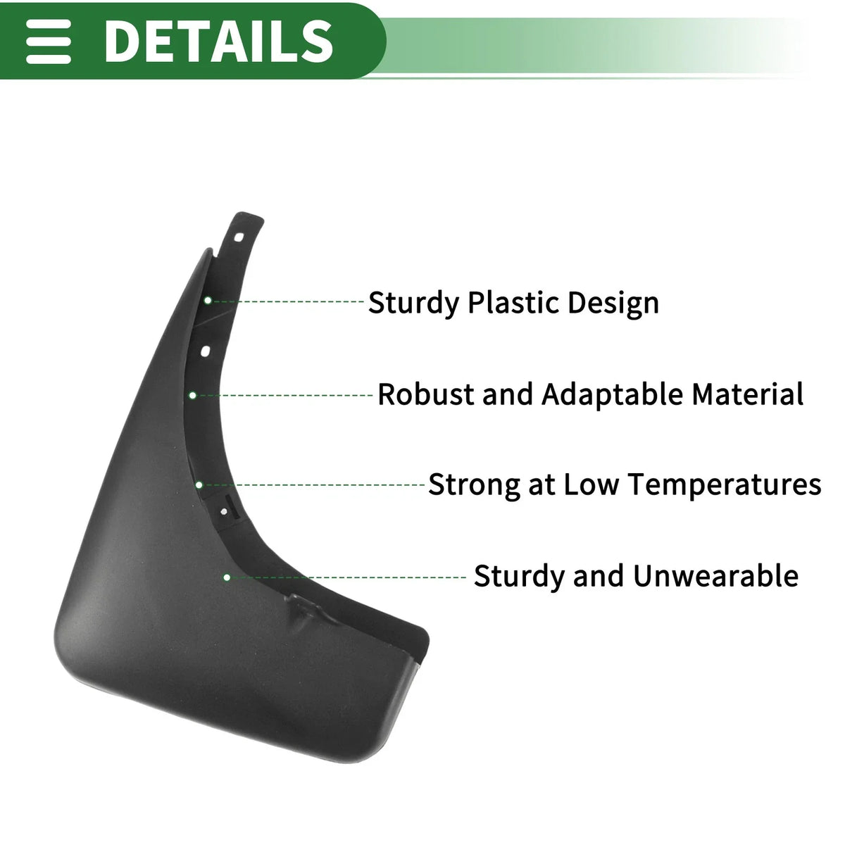 Mud Flaps Splash Guards Set of 4 for Nissan X-Trail (1998)