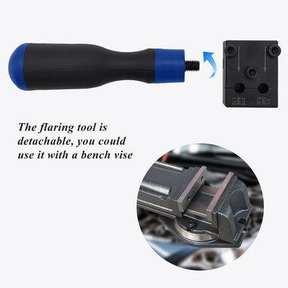 Brake Line Flaring Tool Kit for Automotive Use (3/16 in & 1/4 in)