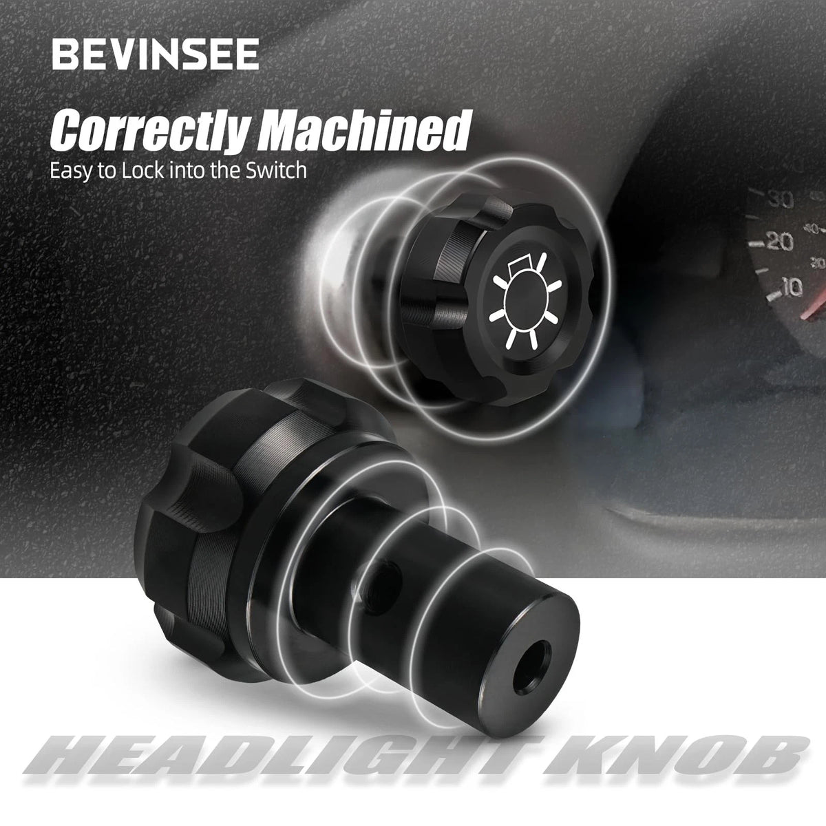 Headlight Switch Knob for Ford Mustang Bronco F150 F250