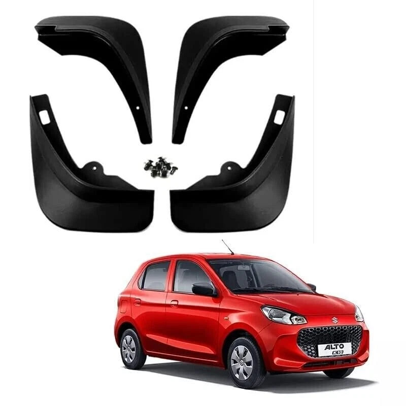 Mud Flap Set of 4 for Maruti Suzuki Alto K10 (2022)