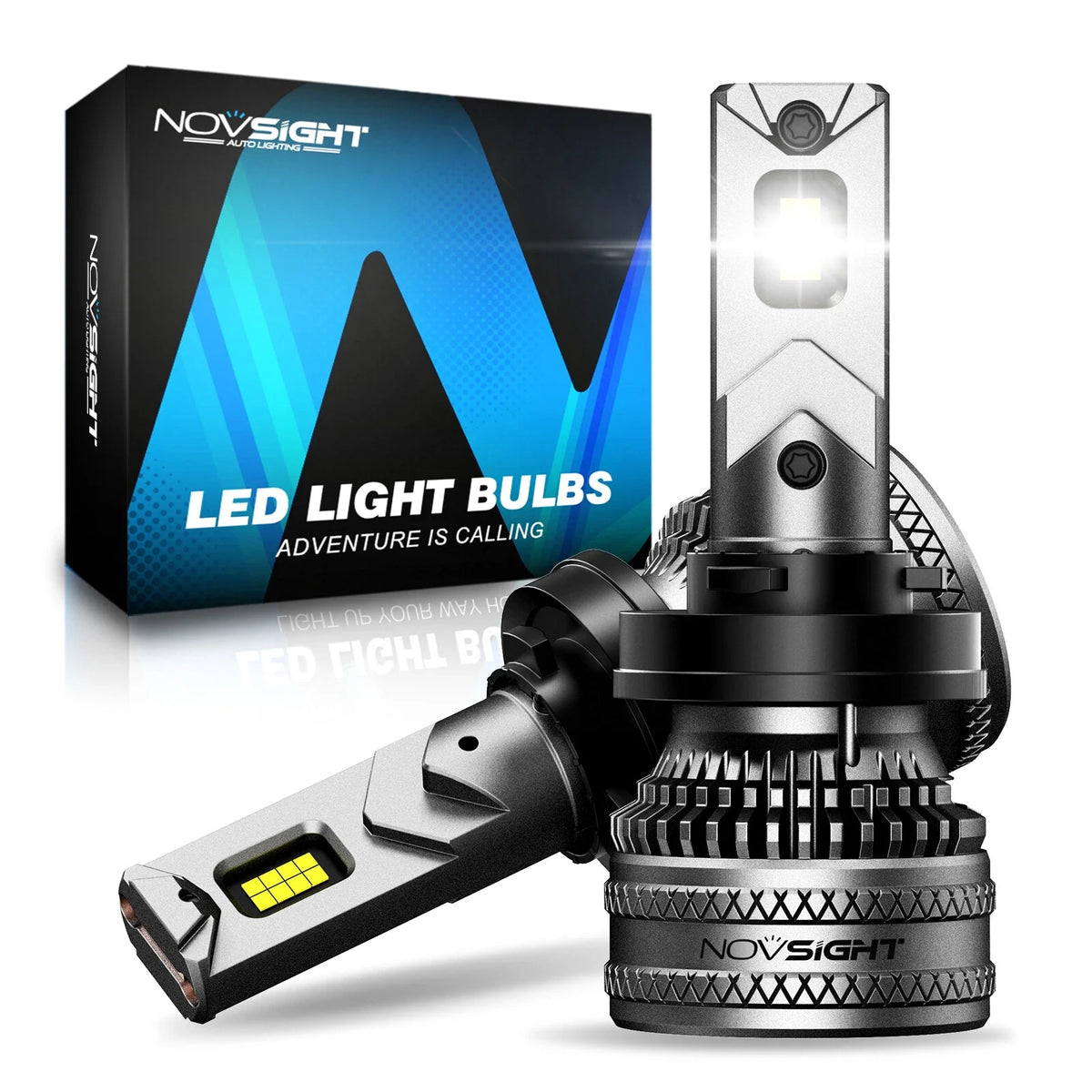 H11 LED Headlight Bulbs for NOVSIGHT (6500K, 40000LM, 200W)
