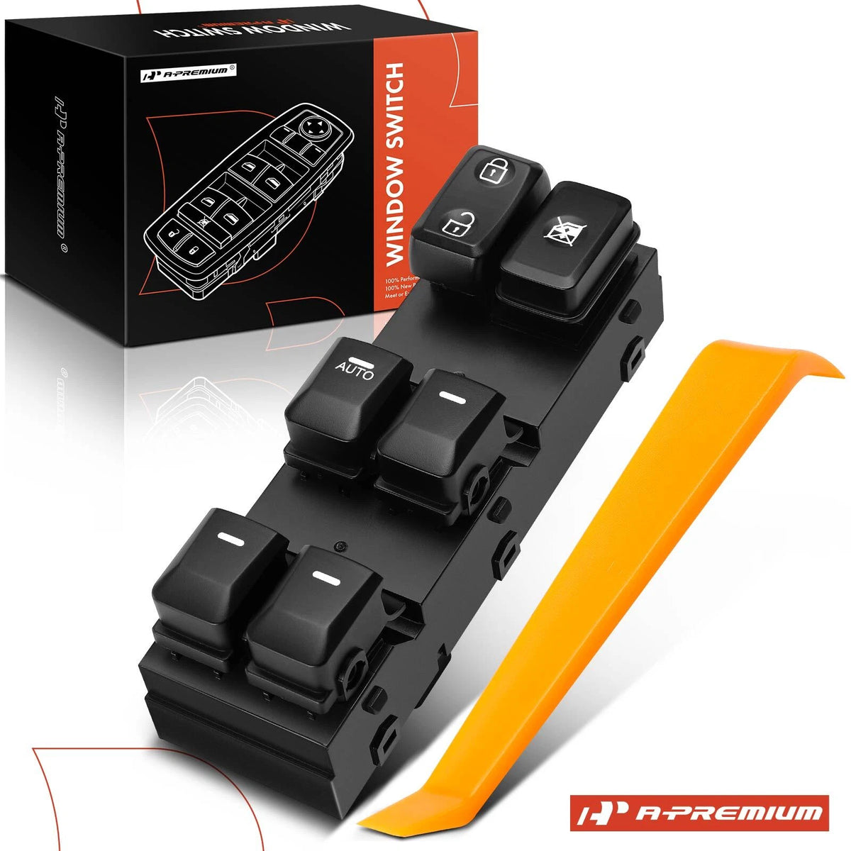 Front Left Power Window Switch for Kia Sportage (2014–2017) 935703W400WK, 1S16444