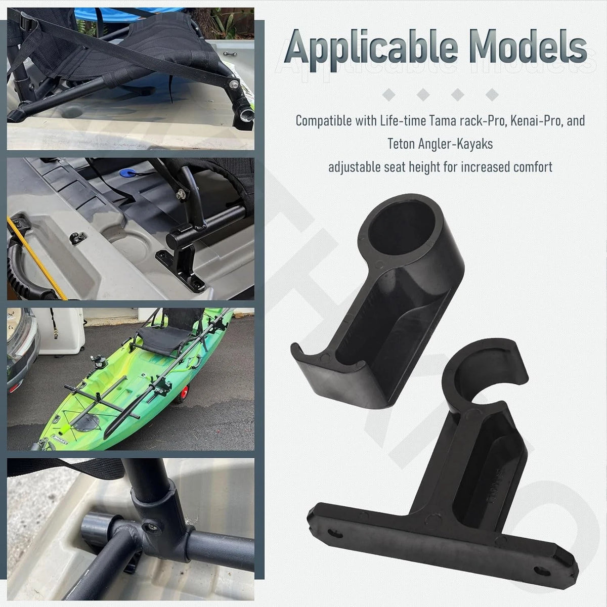 Kayak Seat Riser for Lifetime Tamarack Pro, Kenai Pro, Teton Angler