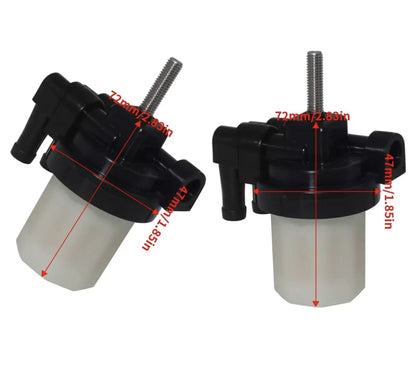 2Pcs Fuel Filter for Mercury Outboard 30HP 35HP 40HP 50HP 60HP (879884T)