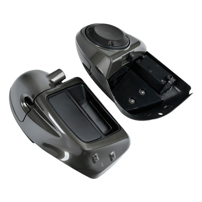 Lower Vented Leg Fairings for Harley Electra Glide (2014–2023) Industrial Gray