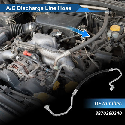 A/C Refrigerant Liquid Hose for Toyota Land Cruiser (1998–2007) No. 8870360240