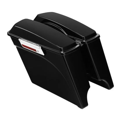 5" Stretched Saddle Bags & Rear Fender for Harley CVO Touring Road King (2009–2013)