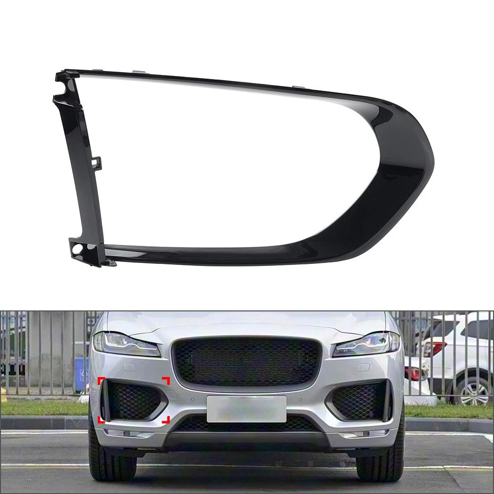 Front Bumper Side Fog Light Trim for Jaguar F-Pace (2017–2023)