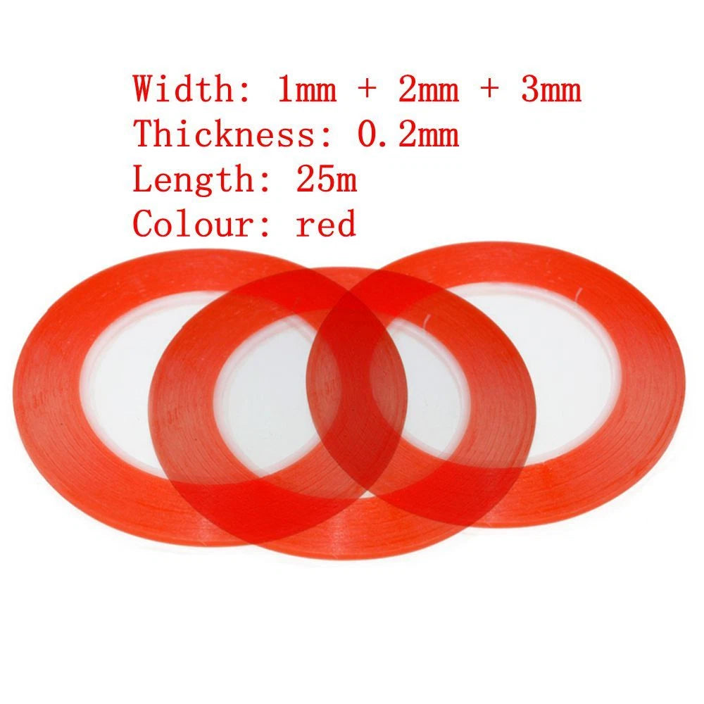 Set of 3 Double Sided Sticky Adhesive Tape for Cell Phone Repair