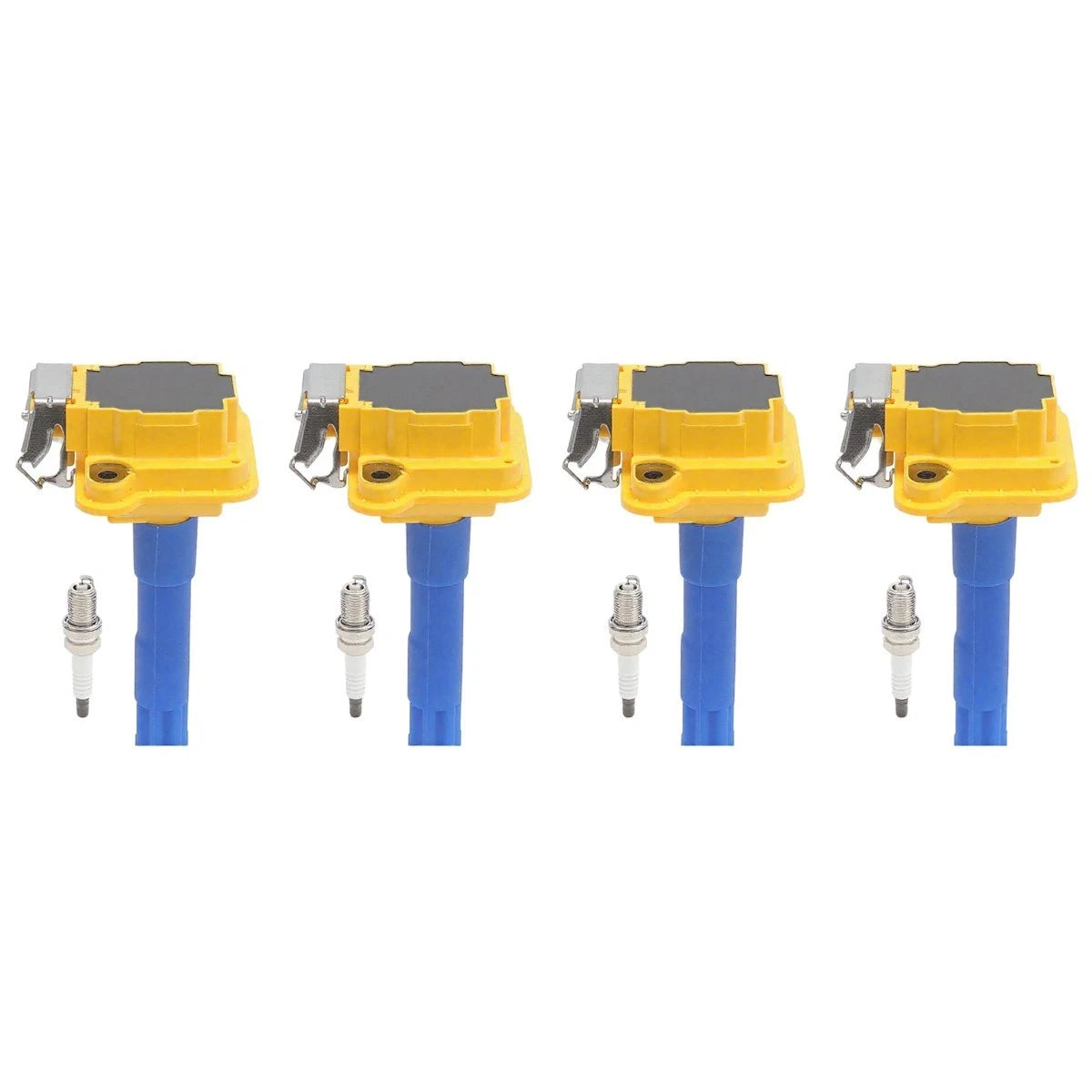 Ignition Coil and Spark Plug Kit for VW Golf Audi A4 Passat (18101025, UF290T)