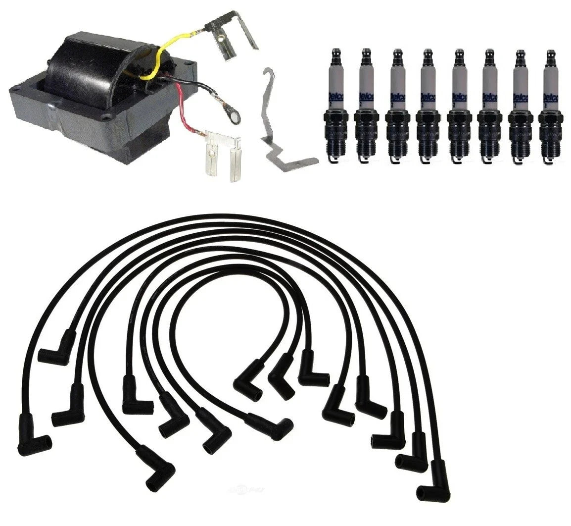 Ignition Wires & Spark Plugs Kit for Chevy Camaro 5.7L V8 (1975)