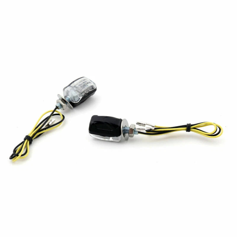 LED Black Micro Mini Turn Signal Indicators for Motorcycle (TS-008-Black)