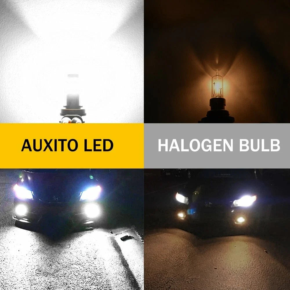 Set of 2 HB4 LED Fog Light Bulbs for Toyota Tundra (2000–2006) RAV4 (2001–2005)