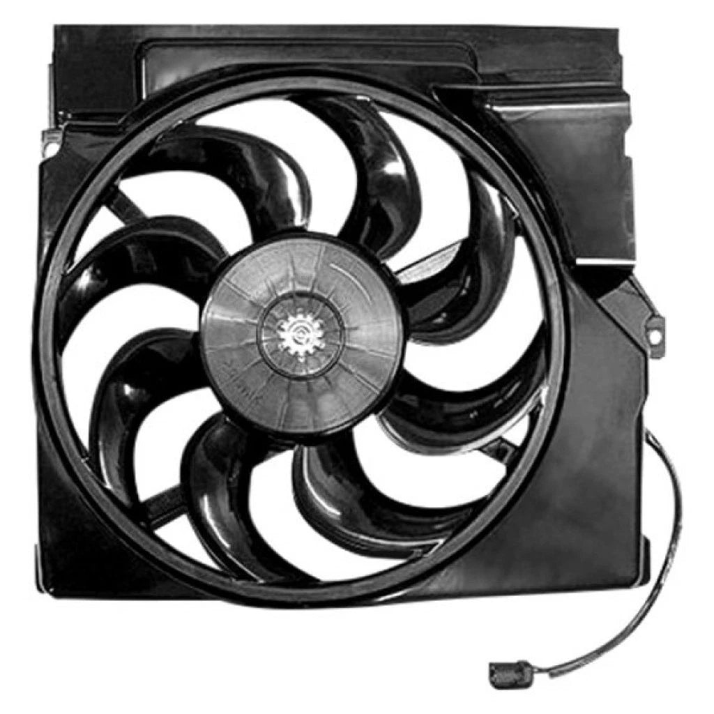 Driver Side Radiator Fan Assembly for Honda Ridgeline (2006–2008) MLX-SHE2939-400-0-CL360A50, HO3115140