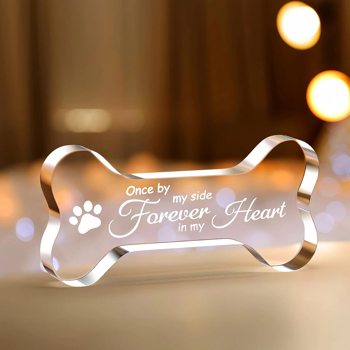 Pet Memorial Ornament for Dog Cat Remembrance (M)