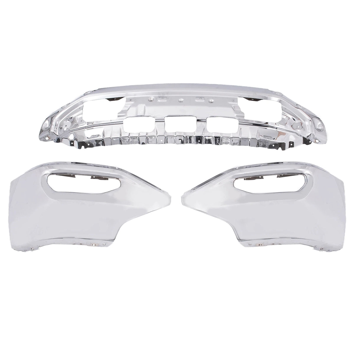 Chrome Front Bumper Face Bar for GMC Sierra 1500 (2016–2018)