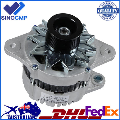 Alternator 2X 4080791 5263218 for Cummins 6B5.9 Hyundai R210-7 R220LC-7