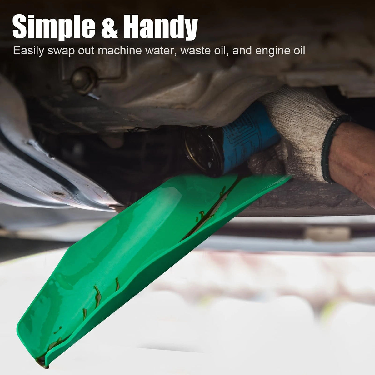 Flexible Moldable Oil Funnel for 3rd Gen Vehicles (Spill-Free Tool)