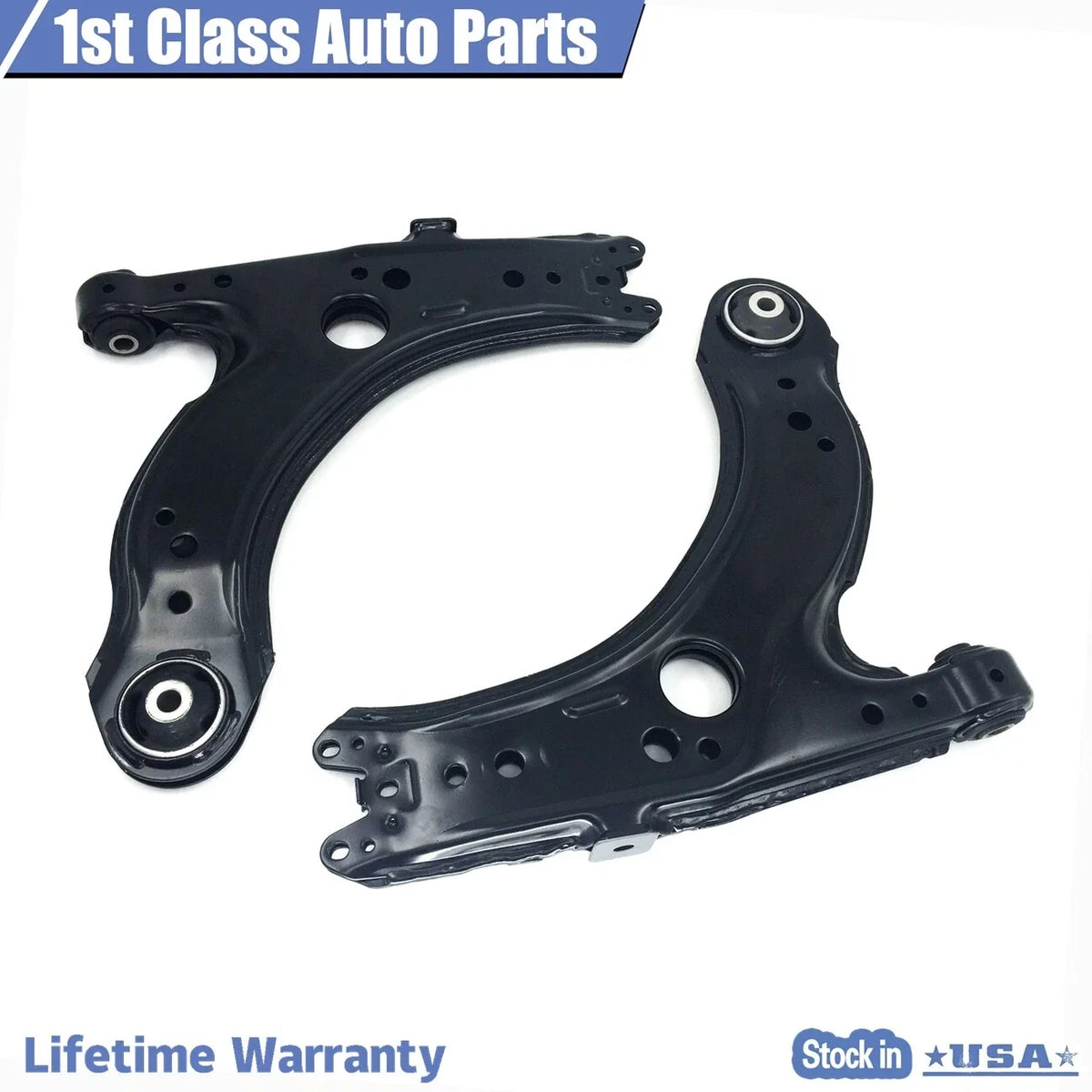 Front Suspension Lower Control Arm Kit for Volkswagen Beetle Golf Jetta (1998–2010)