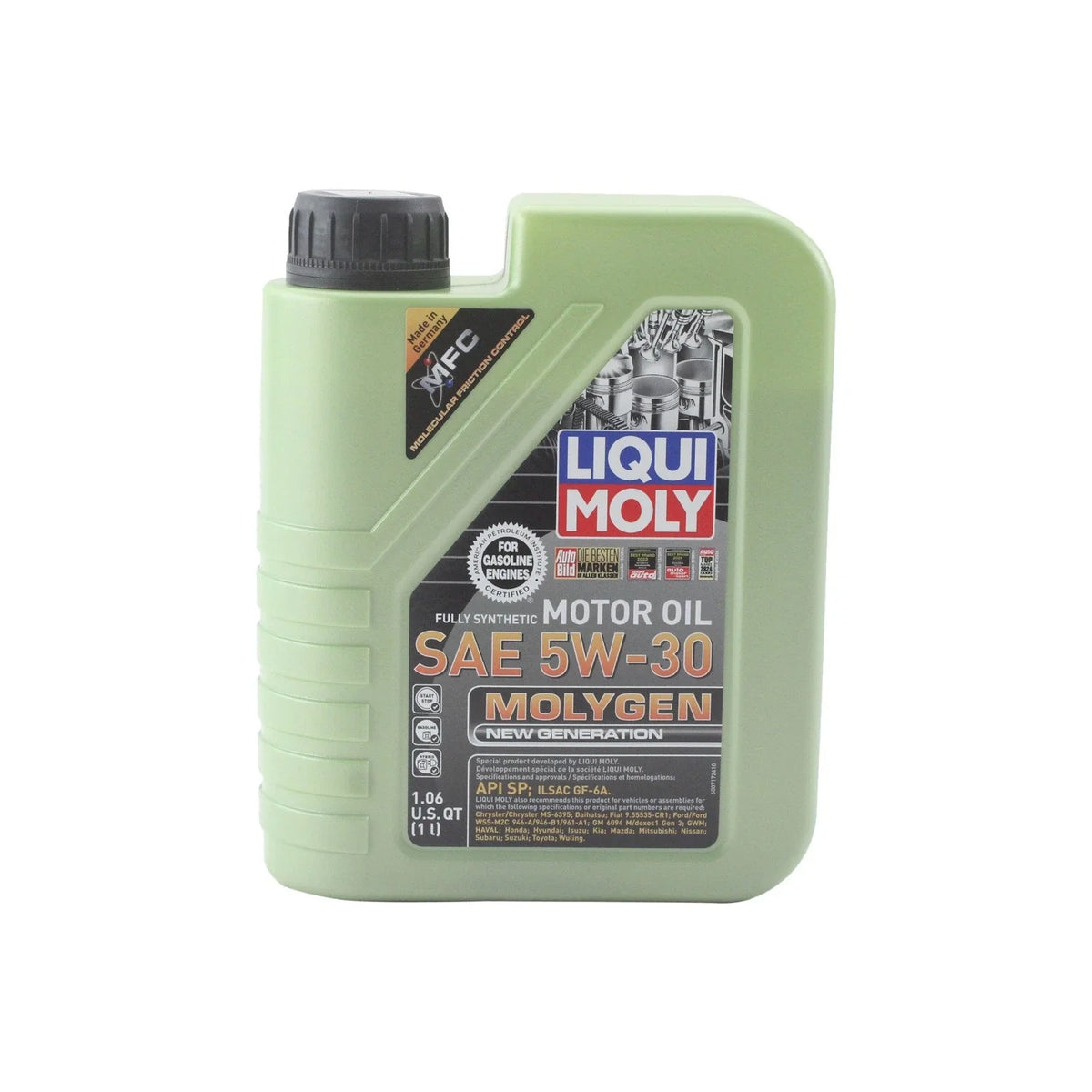 Set of 4 Liqui Moly Molygen 5W-30 Engine Motor Oil for