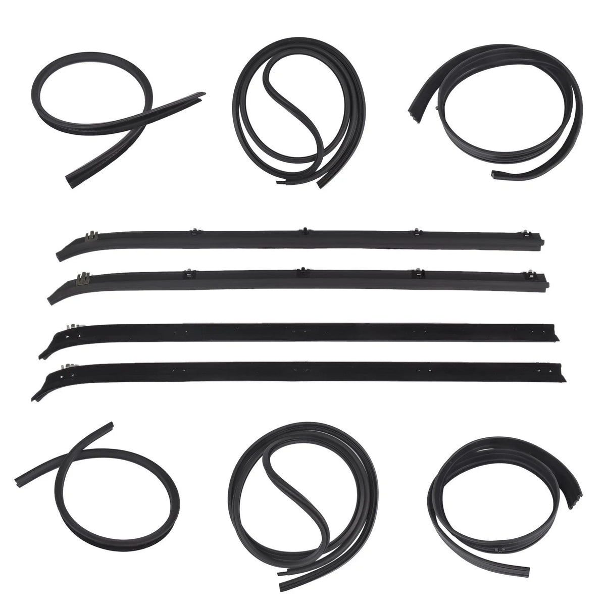 10Pcs Weatherstrip Seal Kit for Dodge D150 D250 W150 W250 (1975–1993)