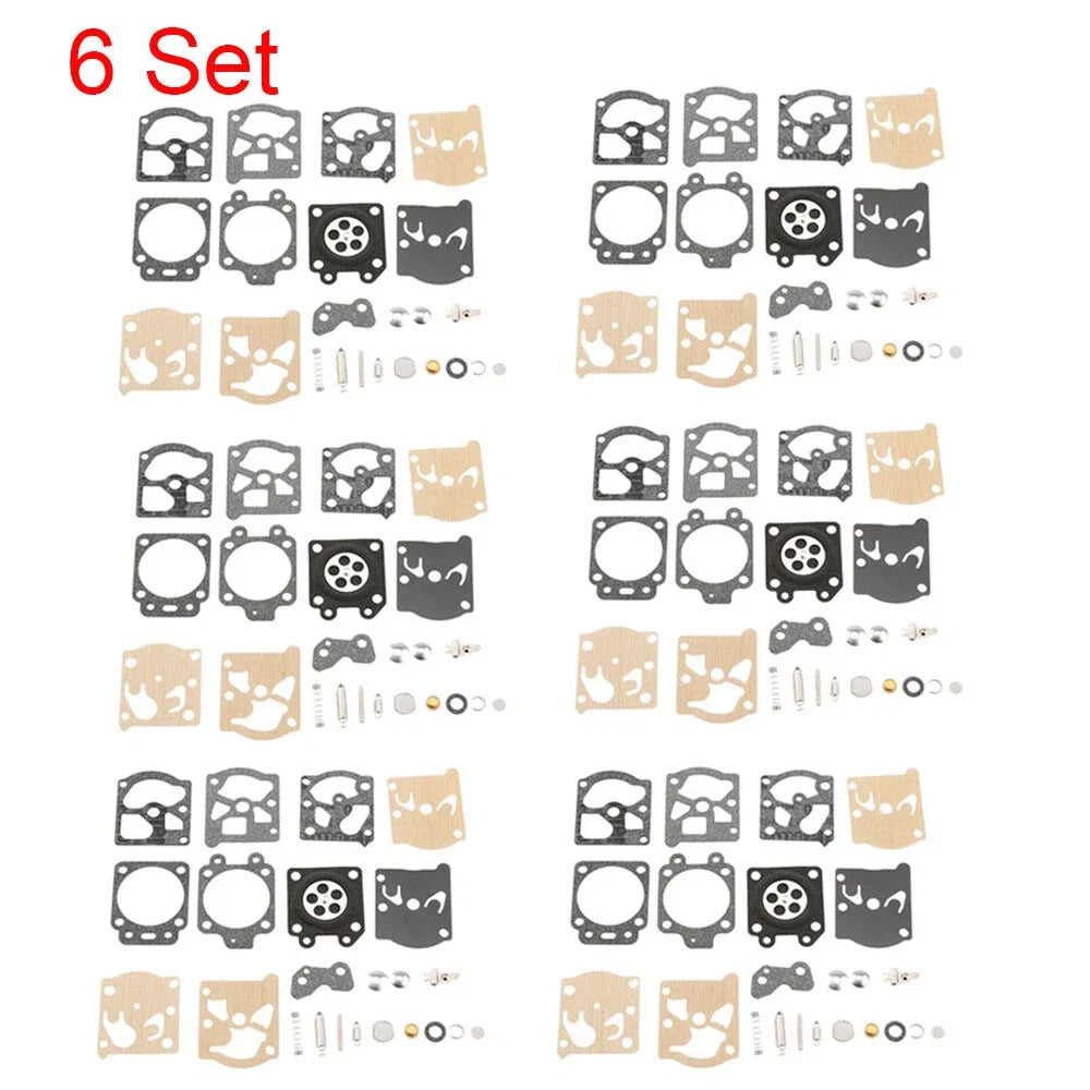 Set of 6 Carburetor Repair Kits for Echo CS3000, Stihl 021 023 025 026