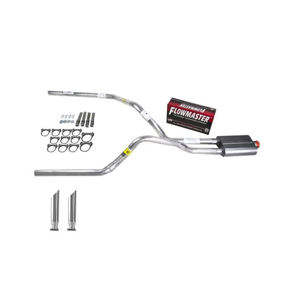 Dual Exhaust 2.5" Pipe for S10/S15 (1983–1994) - Flowmaster 40 SC Tip