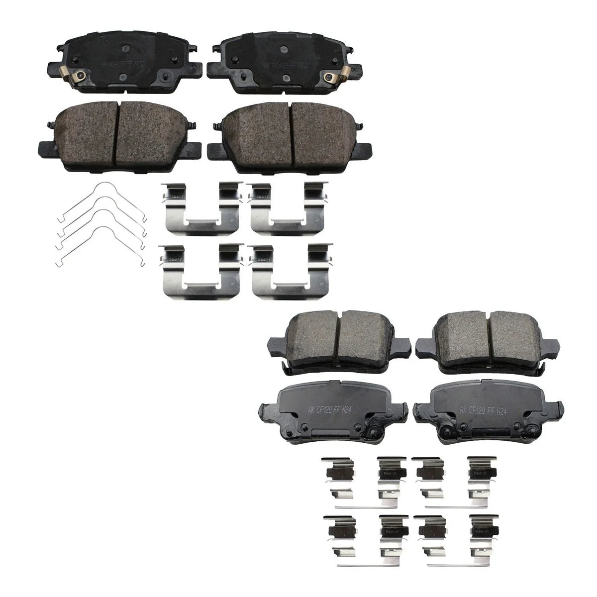 Brake Pads Kit for LaCrosse Malibu Terrain (2010–2016) - Akebono ProACT