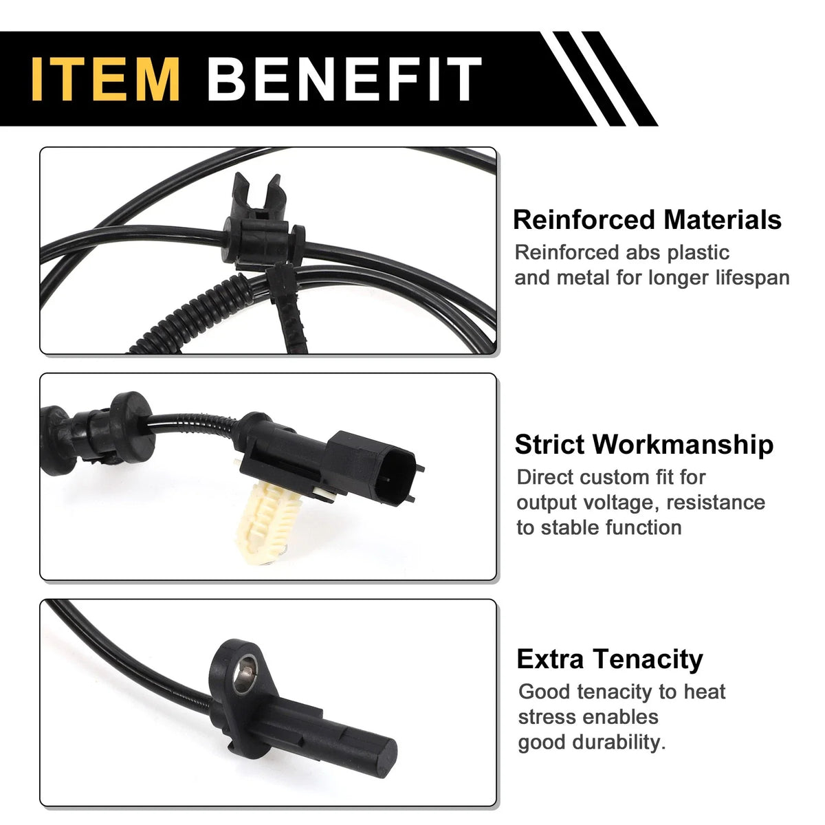 ABS Wheel Speed Sensor for Ford F-250 Super Duty (2011–2016) Rear Right